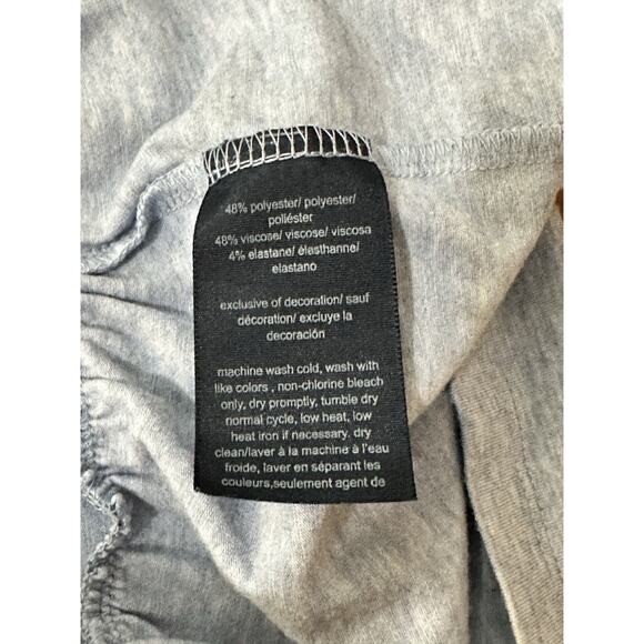 Tommy Hilfiger Tiered Midi Dress Flowy Chambray Heather Size Large - Picture 7 of 8